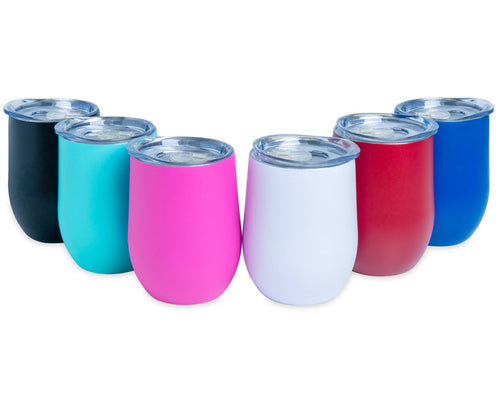 12oz  Wine Tumbler - Stainless Steel Drinkware