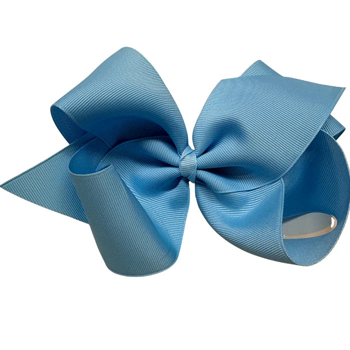 1/4" Nylon Pantyhose Headband W/Signature Grosgrain Bow