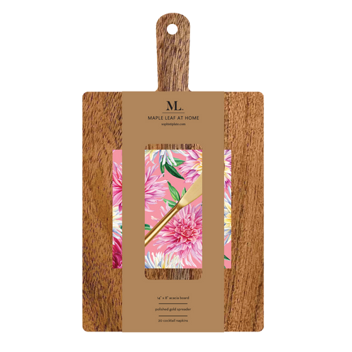 14" x 8" Board Gift Kit: Dahlia Garden