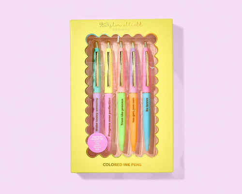 5 Piece Motivational Pen Set