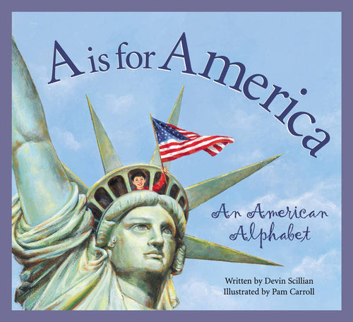 A is for America American Alphabet children's book — patriotic gift for kids