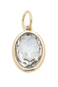 April Birthstone Charm in "Diamond" Clear