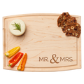 Arched Artisan Maple Board | Mr & Mrs