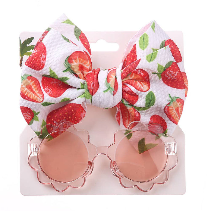 Baby Girl  Sunglasses and Floral Headband