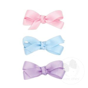 Baby Satin Bows - Set of 3