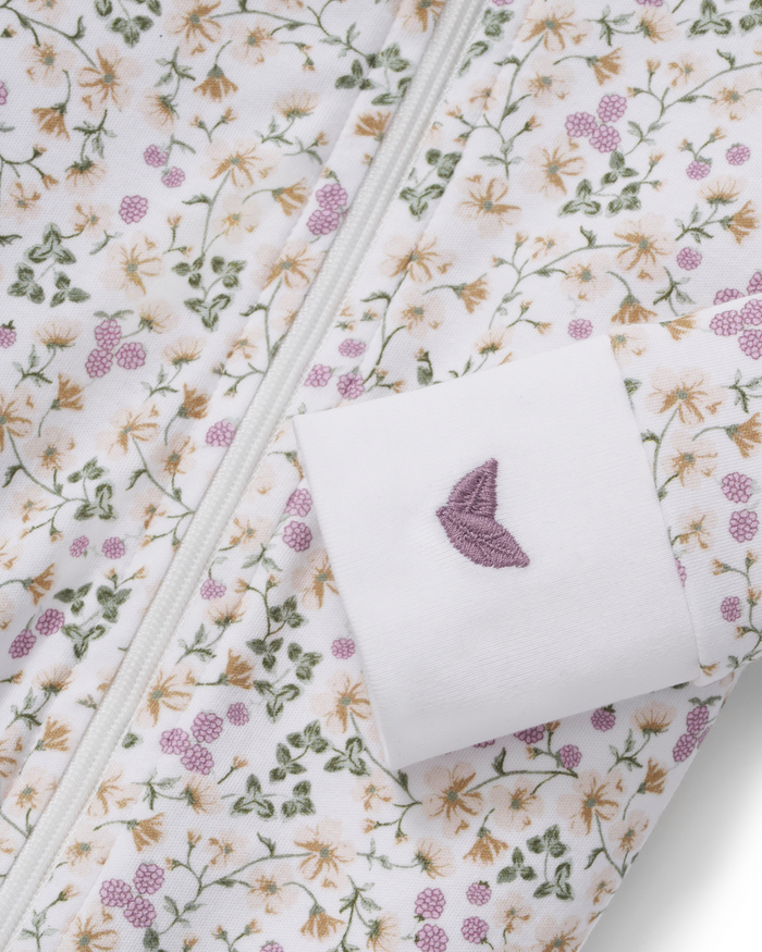 Baby's Pima Romper in Meadow Bloom - detail 3