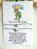Back to School Wish Bracelet Dinosaur Dino Mommy & Me