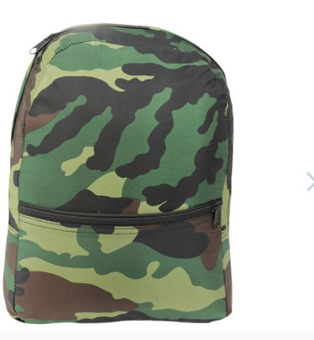 Medium personalized backpack — multiple color options available