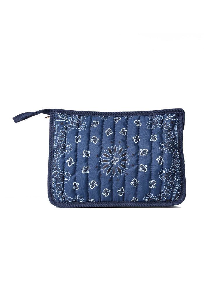 Bandana Print Pouch - Beau Navy