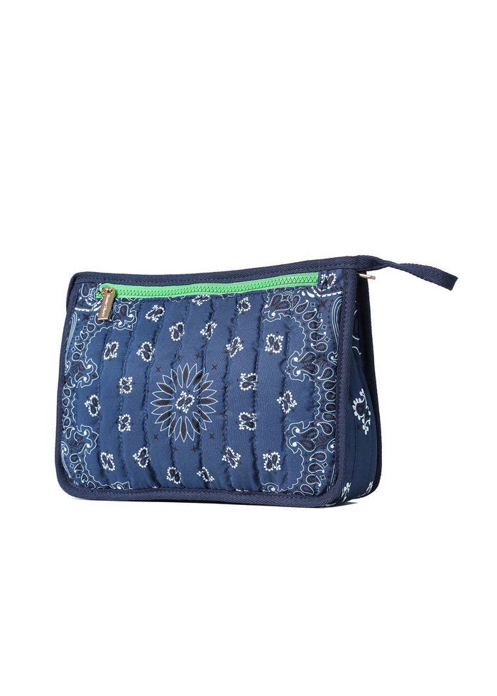 Bandana Print Pouch - Beau Navy