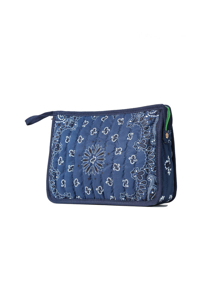 Bandana Print Pouch - Beau Navy
