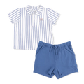 Baseball Stripe Polo with Everyday Short