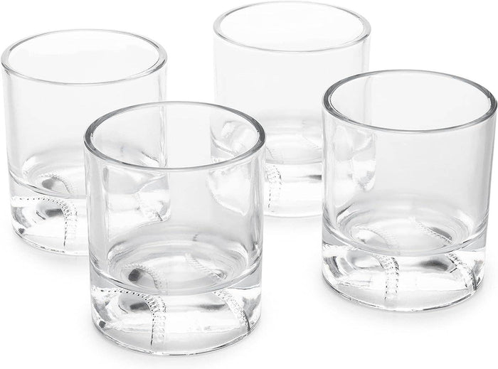 Baseball Whiskey Glasses - Set of 4