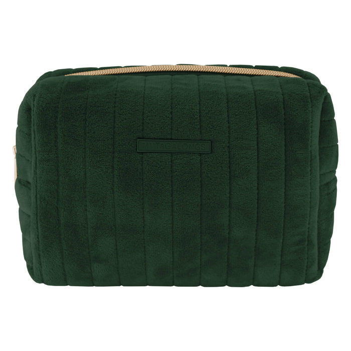 Beauty loaf Scarlett Emerald — fun accessory bag for beauty products, gift for her