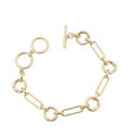 Bella Multi-Charm Toggle Bracelet