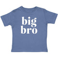 Big Bro short sleeve shirt — sibling announcement outfit, new baby gift