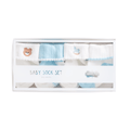 Blue Foldover Sock Set
