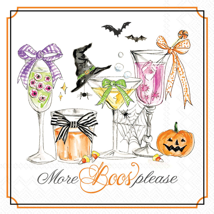 Boo-sy Cocktail Napkins 20 ct Rosanne Beck Halloween