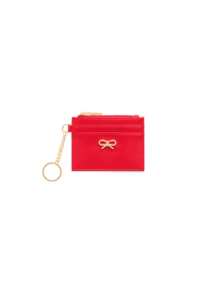 BOW CARD CASE/KEY RING