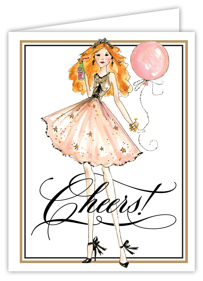 Cheers greeting card — celebration and birthday card