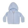Chenille Hooded Zip Up Sweater