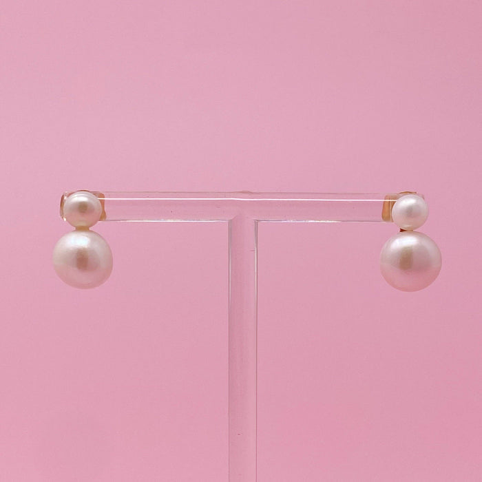 Classic Double Pearl Earrings
