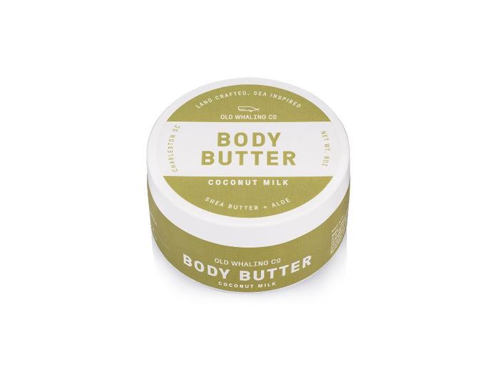 Old Whaling Co Coconut Milk Body Butter handmade in Charleston, South Carolina