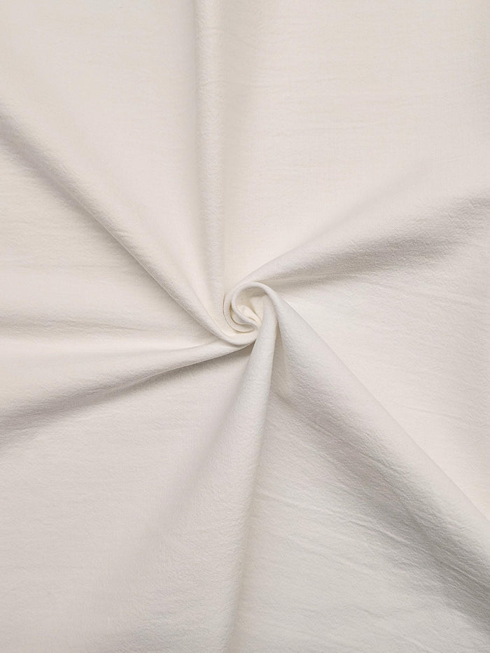 Cosmo - Cotton/Linen Canvas Fabric - Bright White