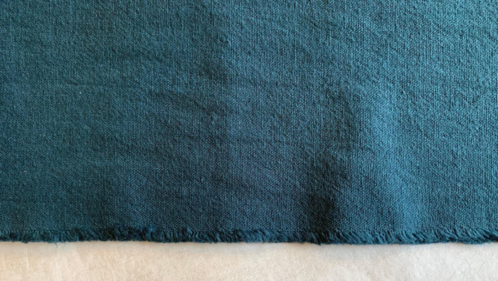 Cosmo - Cotton/Linen Blend Canvas - Dark Peacock Green