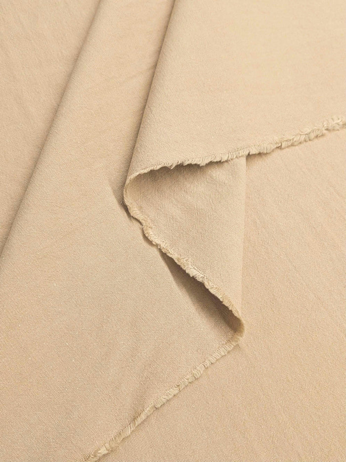 Cosmo - Cotton/Linen Canvas Fabric - Sandy Beige