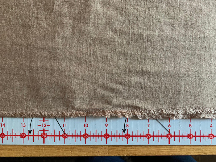 Cosmo Japanese cotton linen fabric AD5192-108 milk chocolate brown