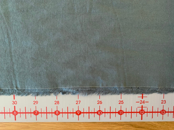 Cosmo Japanese cotton linen fabric AD5192-261 peacock green