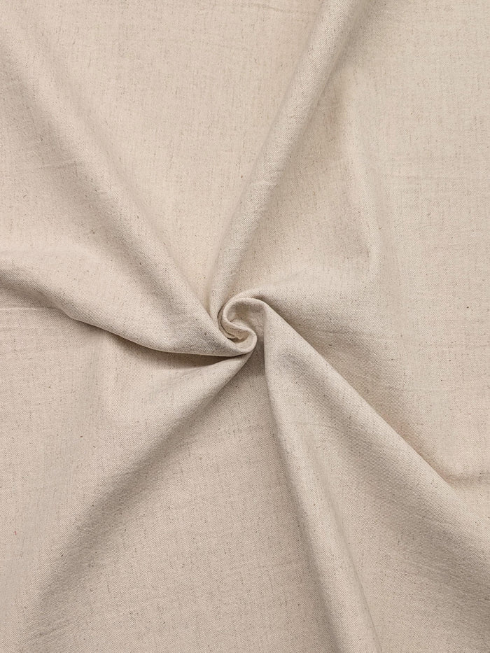 Cosmo - Flax Cotton/Linen Canvas Fabric - Natural
