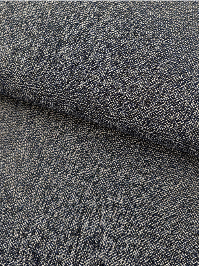 Cosmo - Heathered Yarn Dyed Cotton Fabric - Blue