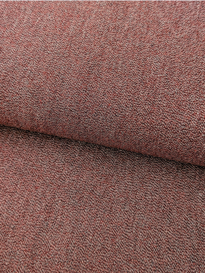 Cosmo - Heathered Yarn Dyed Cotton Fabric - Red