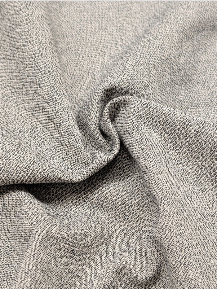Cosmo - Heathered Yarn Dyed Cotton Fabric - White