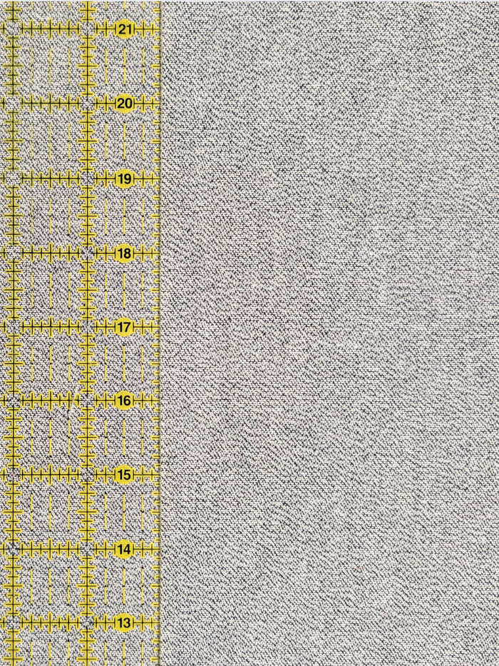 Cosmo - Heathered Yarn Dyed Cotton Fabric - White
