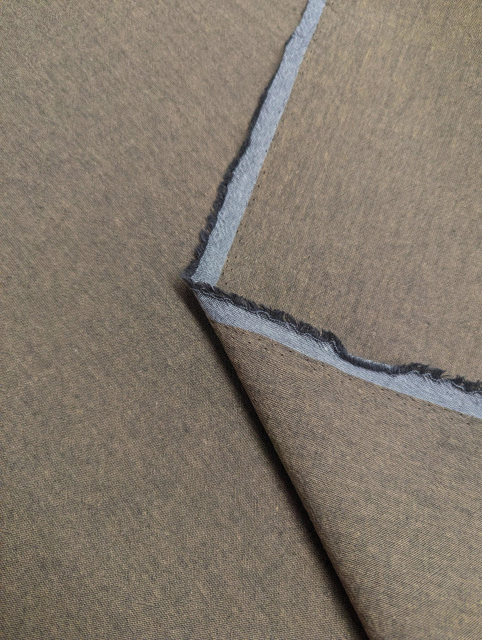 Cosmo - Japanese Yarn Dyed Cotton - Tan Gray