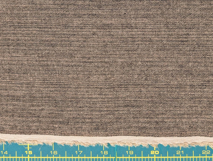 Cosmo - Japanese Yarn Dyed Textured Cotton Taupe - Beige