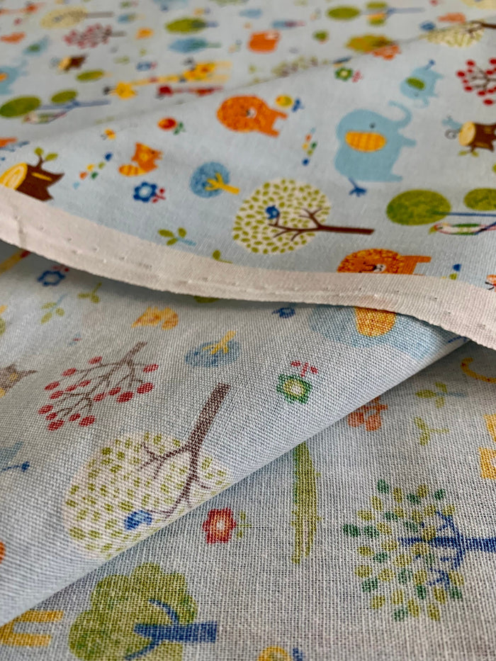 Cosmo - SALE Happy Forest Cotton - Blue