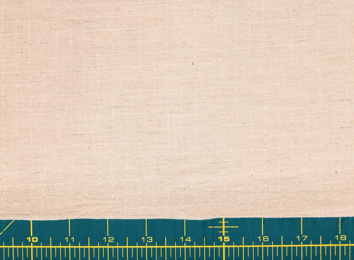 NEW Soft Gridded Dobby Cosmo Japanese cotton linen fabric AD-5747 KN