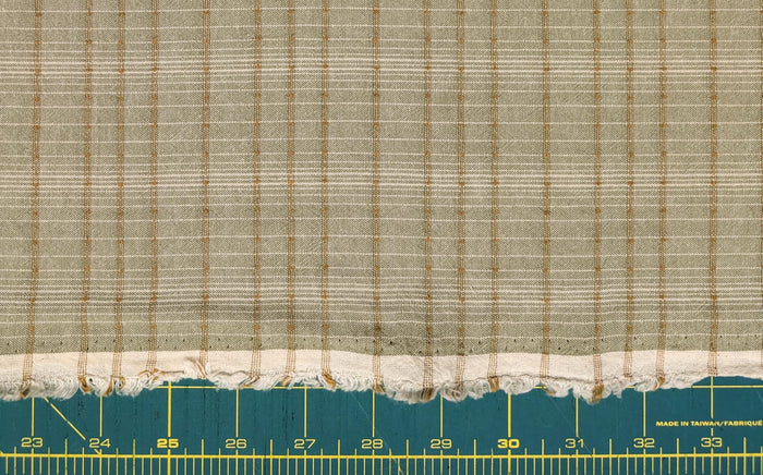 NEW Cosmo Japanese yarn dyed cotton fabric AY20180H-4 E pale green