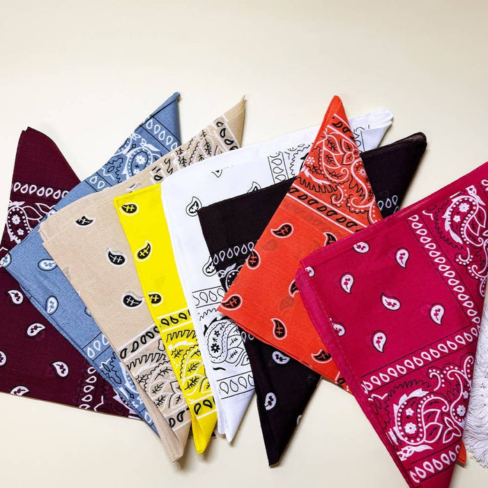 Cotton Paisley Bandanas