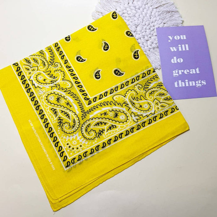 Cotton Paisley Bandanas