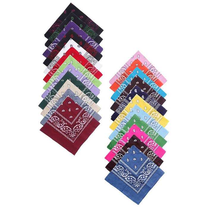 Cotton Paisley Bandanas