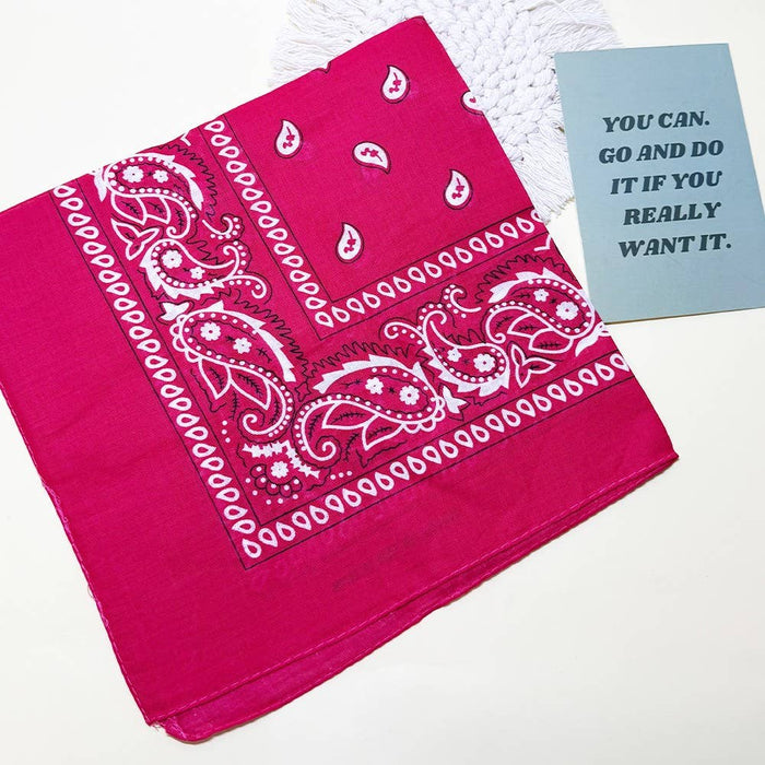 Cotton Paisley Bandanas