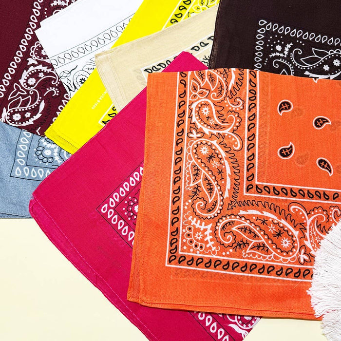 Cotton Paisley Bandanas