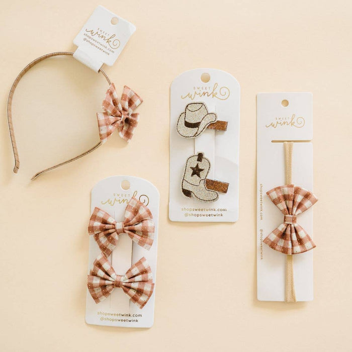Cowgirl Cutie Western Clip Set - Fall - Hair Accessories