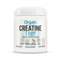 Orgain Creatine Lean Muscle supplement container on a white background
