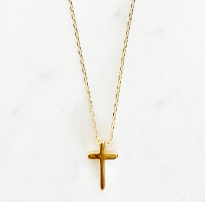 Cross Necklace-Gold or Silver